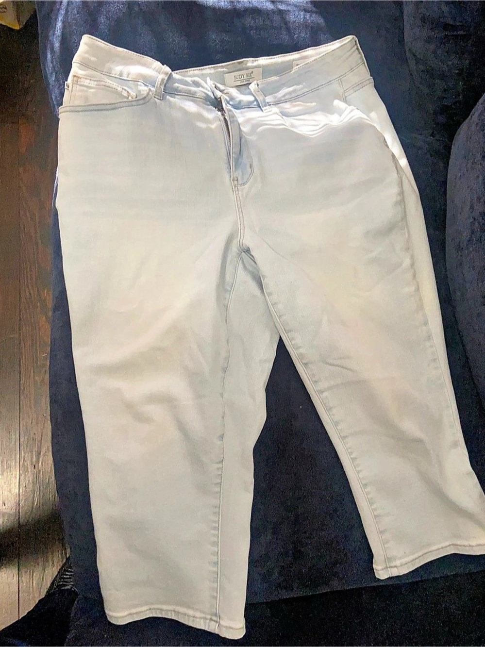 Judy Blue Skinny Fit Capri Skinny Capri White Size 16 Like New